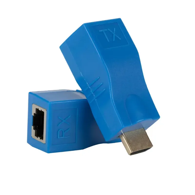 2-Piece 1080P Hdmi-Compatible Ethernet Adapter