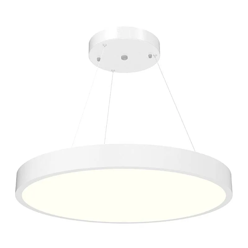 24-Inch Round Suspended Down Light LED Architectural - Power & CCT Adjustable