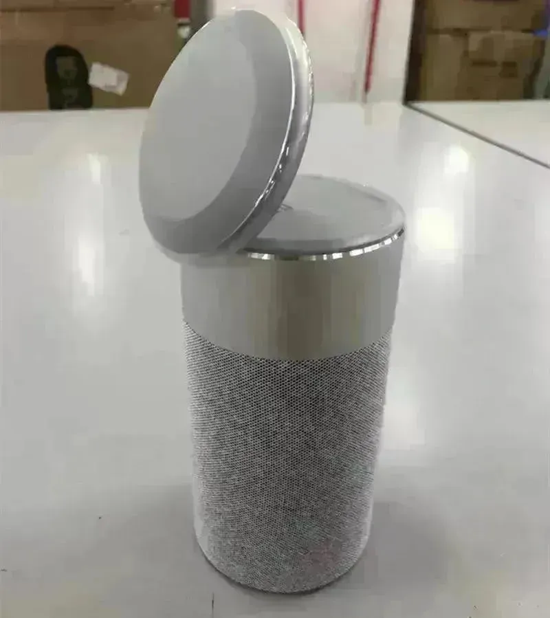 3 In 1 Multi-Function IPhone And AirPods Wireless Charger Portable Bluetooth Speaker With Touch Lamp For Home And Office
