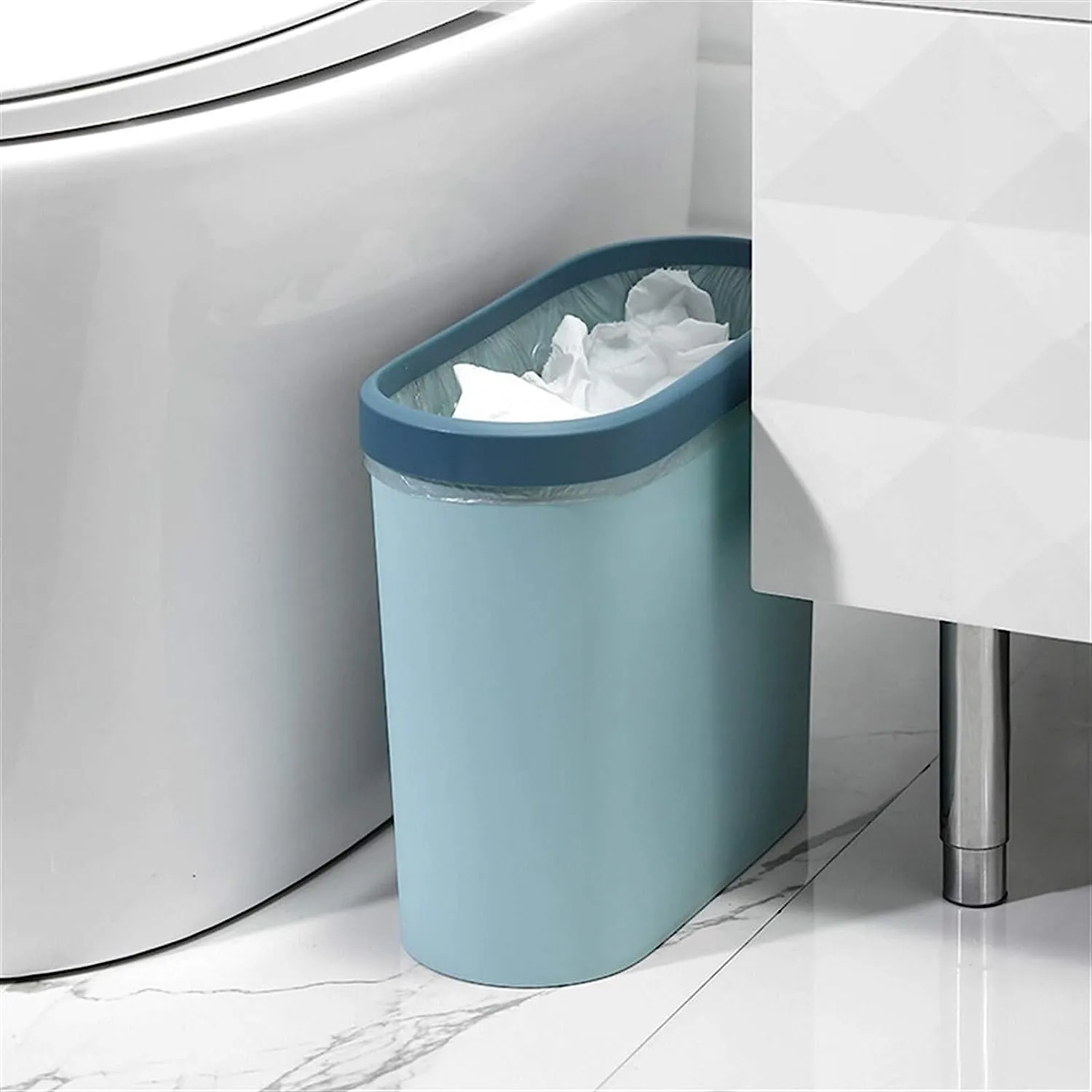 9309 Plastic Open Dustbin Without Lid | Storage Box & Garbage Bin For Home, Kitchen, Office Use Dustbin