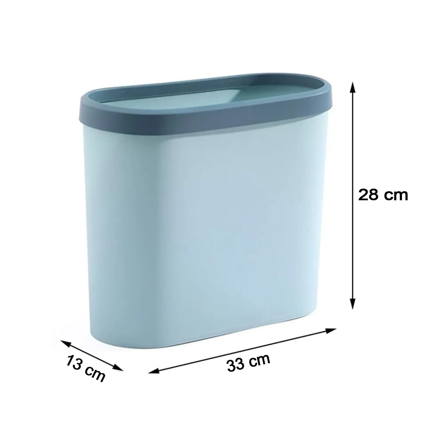 9309 Plastic Open Dustbin Without Lid | Storage Box & Garbage Bin For Home, Kitchen, Office Use Dustbin