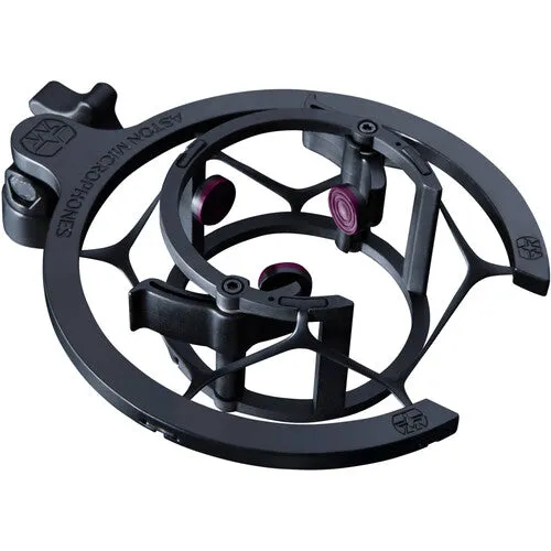 Aston Microphones AST ORIGIN BNDL Microphone With Shield, Pop Filter and Swift Shockmount Bundle (Black)