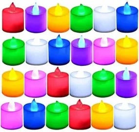 B S NATURAL Set of 24 pcs LED Tea Light for Home Decor for Diwali Decoration Home Decor Items Best Diwali Gifts for Family and Friends_005