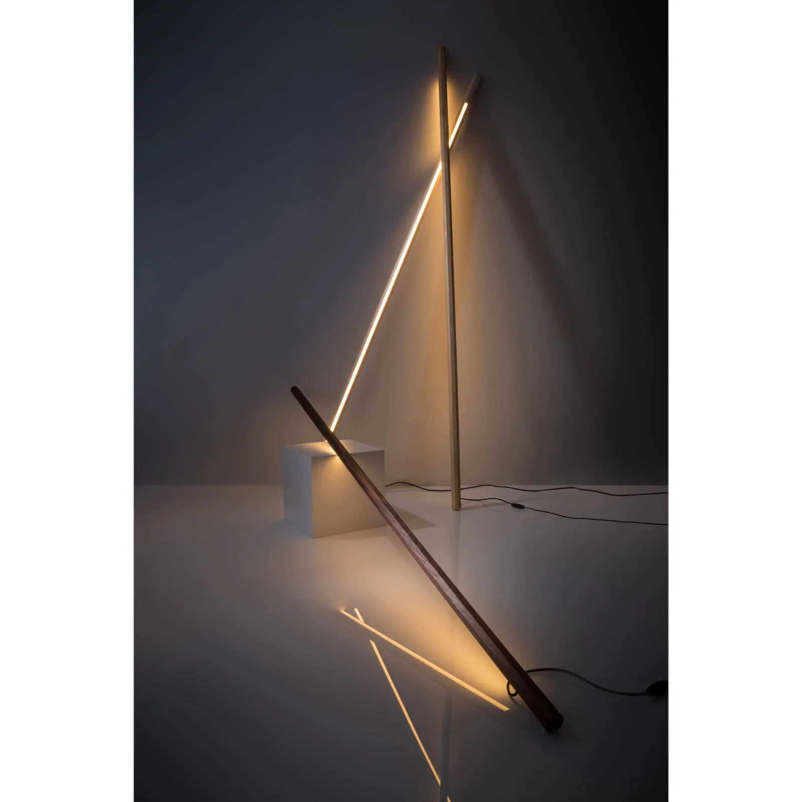 Bleached Maple LED Line Light