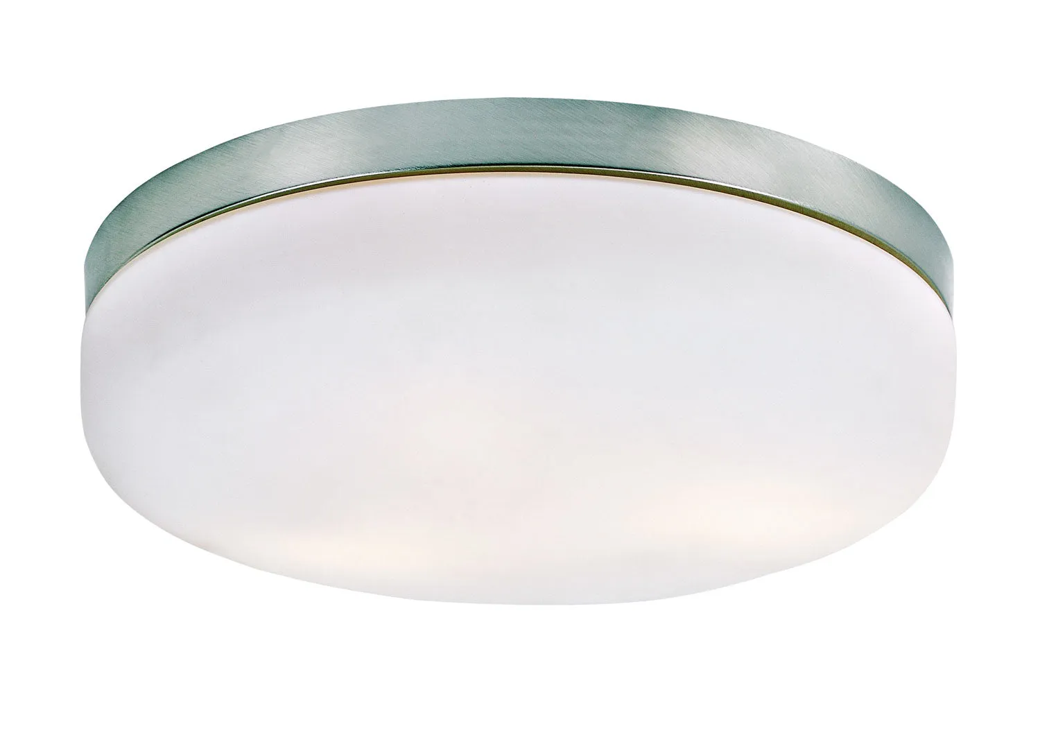 Carmel 3-Light Flushmount in Brushed Nickel