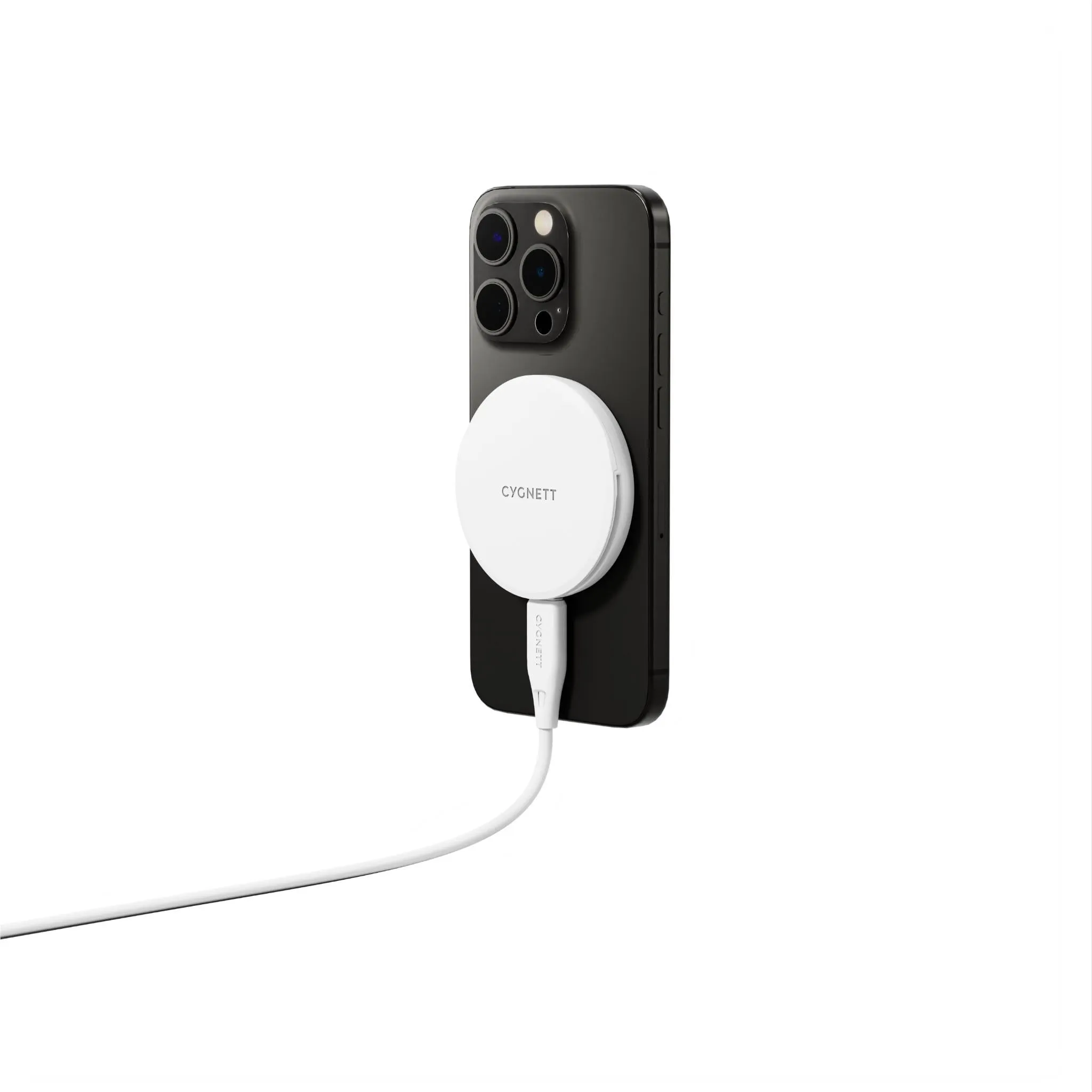 Cygnett Qi2.0 2-in-1 Wireless Chargebase (White)