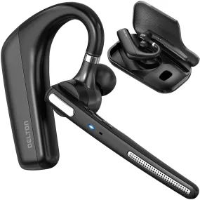 Delton 90X Wireless Bluetooth Headset with Noise Cancelling Mic and Charging Case