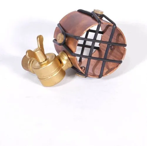 Ear Trumpet Copper Microphone Shock Mount