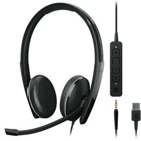 EPOS Sennheiser Adapt Headset 165T USB II Stereo USB 3.5mm Wired On-ear Noise Cancelling Black