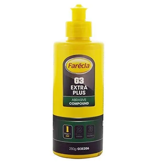 FARECLA G3 Extra PLUS Abrasive Cutting Compound Swirl Remover 250g G3E206