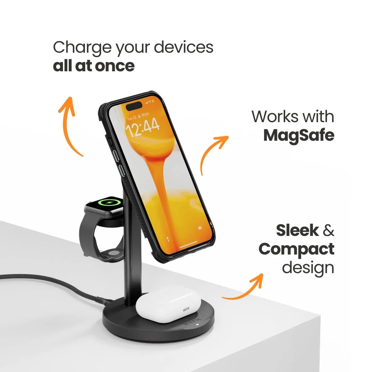 FLUX 3-in-1 Wireless Charger