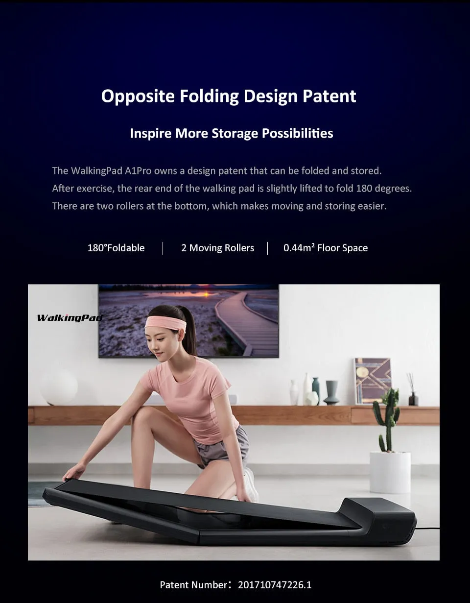 Folding Walking Pad Treadmill