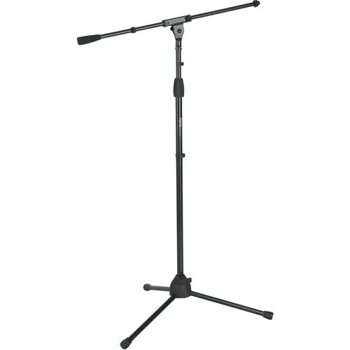 Gator Frameworks GFW-MIC-2110 Tripod Mic Stand w/ Deluxe One-Handed Clutch & Single Section Boom