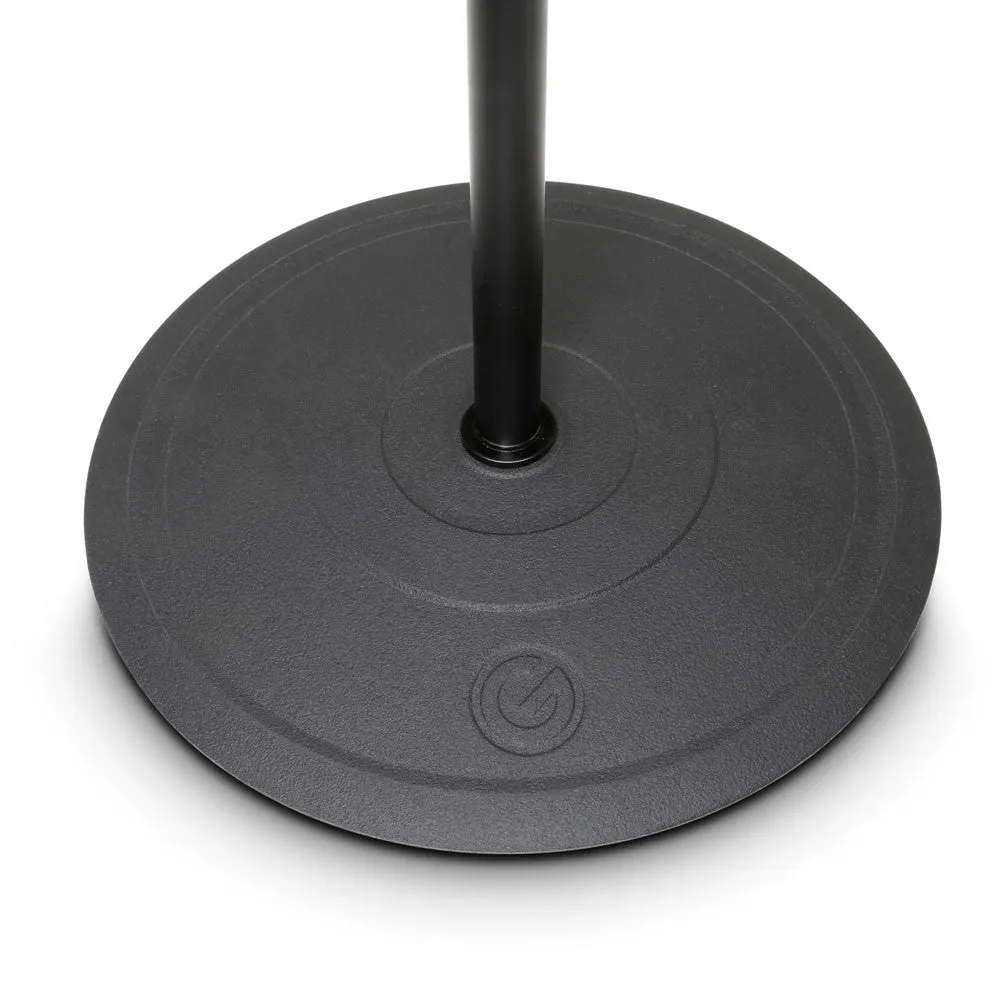 Gravity GR-GMS2322B Microphone Stand w/ Round Base And 2-Point Adjustment Telescoping Boom Long