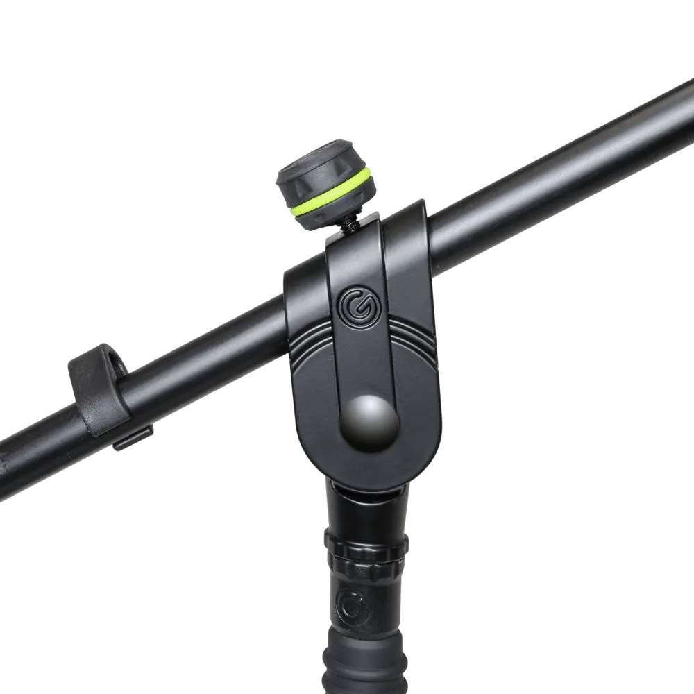 Gravity GR-GMS4222B Short Microphone Stand w/ Folding Tripod Base and 2-Point Adjustment Telescoping Boom