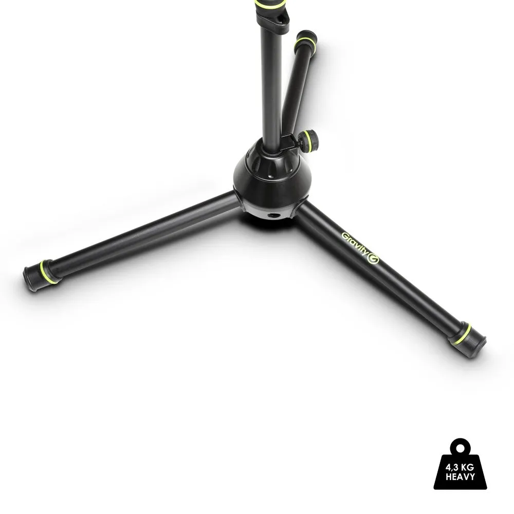 Gravity GR-GMS4322HDB Heavy Duty Microphone Stand, Tripod, 2-Point Telescopic Boom