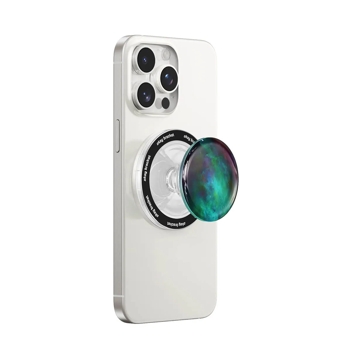 Green Pluto Nebula | Air Bag Grip For MagSafe