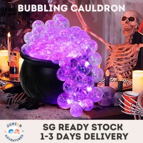 Halloween Decoration DIY Bubbling Cauldron Set Purple Bubble Flaming Barrel Remote Control Indoor Party Decoration Halloween Decoration DIY Bubbling Cauldron Set Purple Bubble Flaming Barrel Remote Control Indoor Party Decoration
