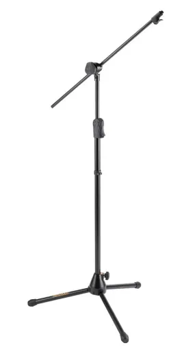 Hercules MS533B EZ Adapter Flip-Clip Tripod Mic Stand with Hideaway Boom