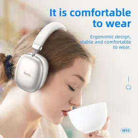 HOCO Wireless Headphones Sport Bluetooth 5.3 HIFI Stereo Earphone Handsfree Headset with Audio Cable for iPhone13 Xiaomi tablet