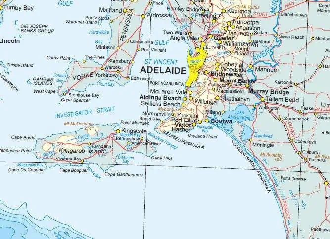 Huge Australia Wall Map (7th Edition) by Geoscience Australia (2011)