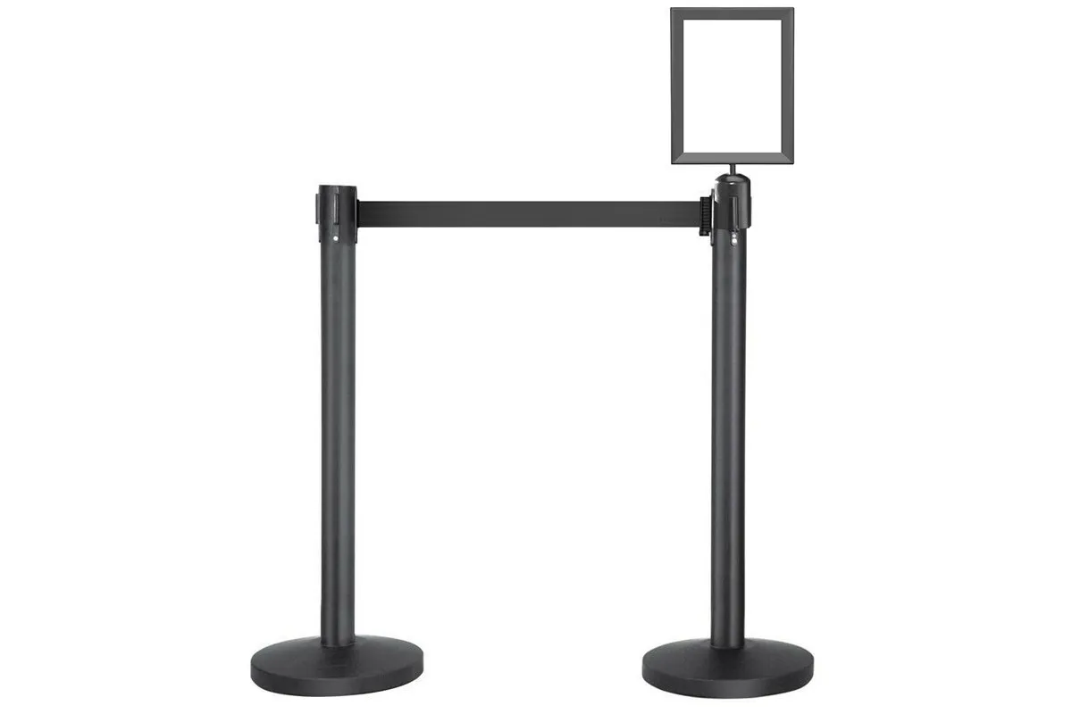 JasonL A4 Sign Frame Compatible with JasonL Retractable Pole - Black