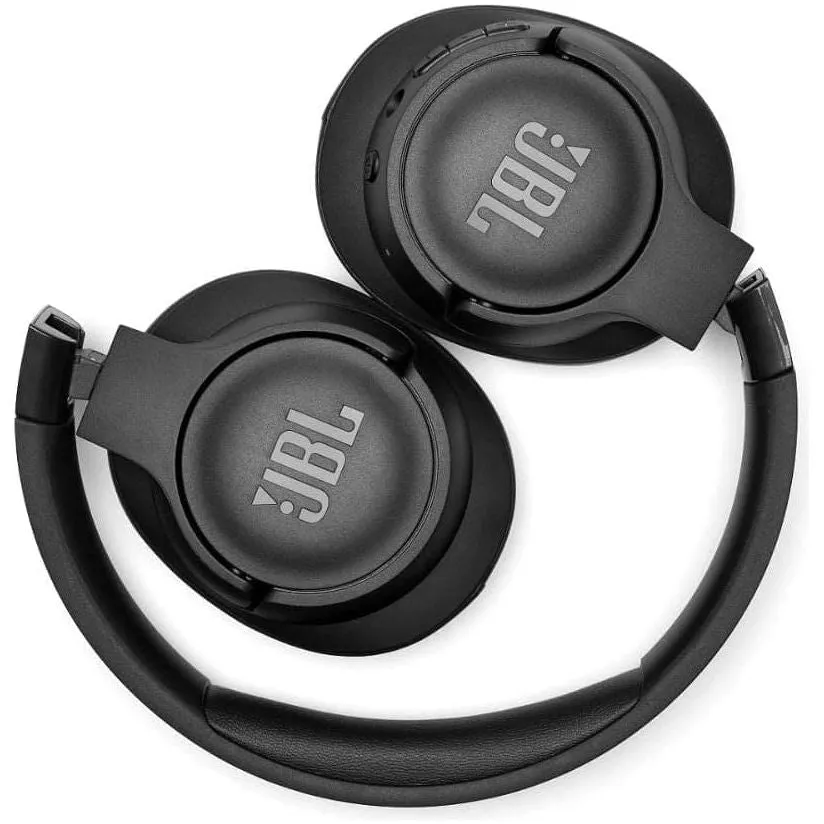 JBL Tune 710BT Over-Ear Wireless Headphones - Built-In Mic, 50H Battery, Multi-Point, Black