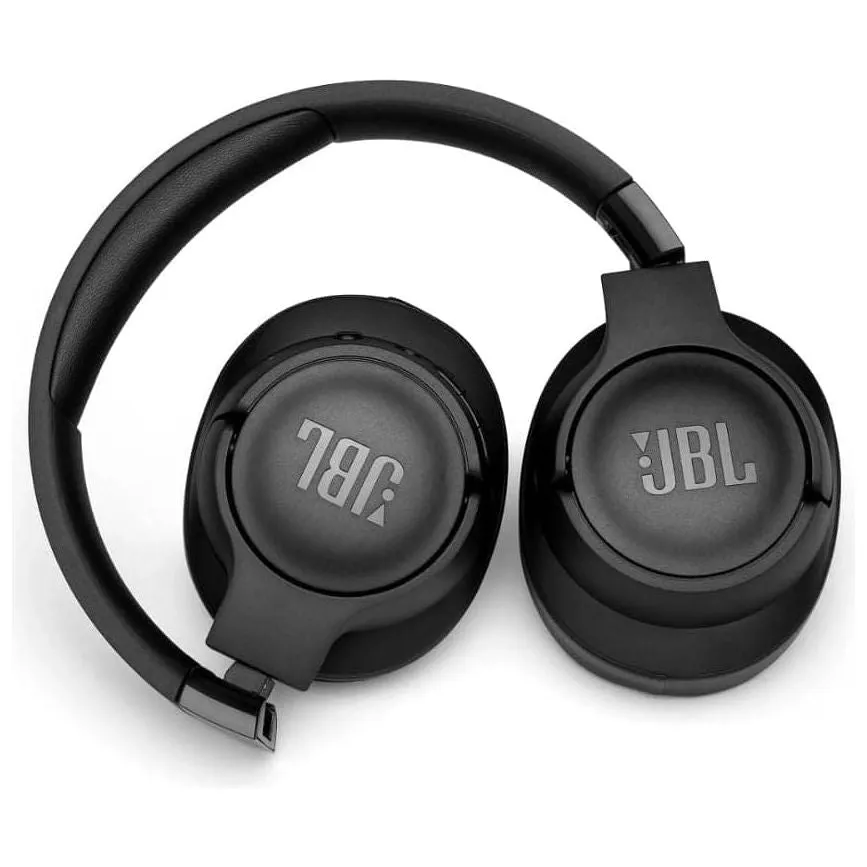 JBL Tune 710BT Over-Ear Wireless Headphones - Built-In Mic, 50H Battery, Multi-Point, Black