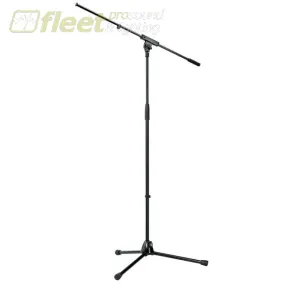 K&M 210/6-BLACK TALL MIC STAND W/ 1PIECE BOOM