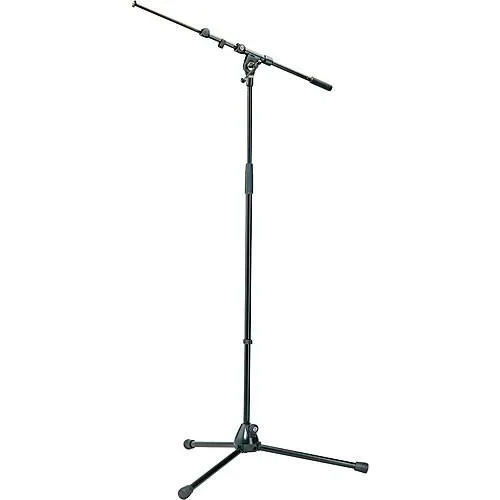 K&M 210/9 Compact Tele-Boom Mic Stand (Black)