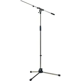 K&M 210/9 Compact Tele-Boom Mic Stand (Chrome)