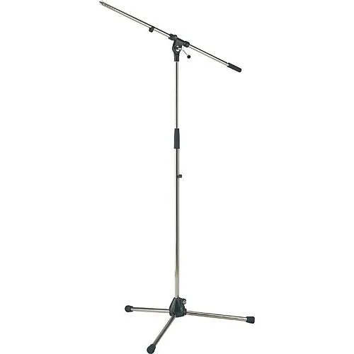 K&M210/2-CHROME Microphone Boom Stand (Chrome)