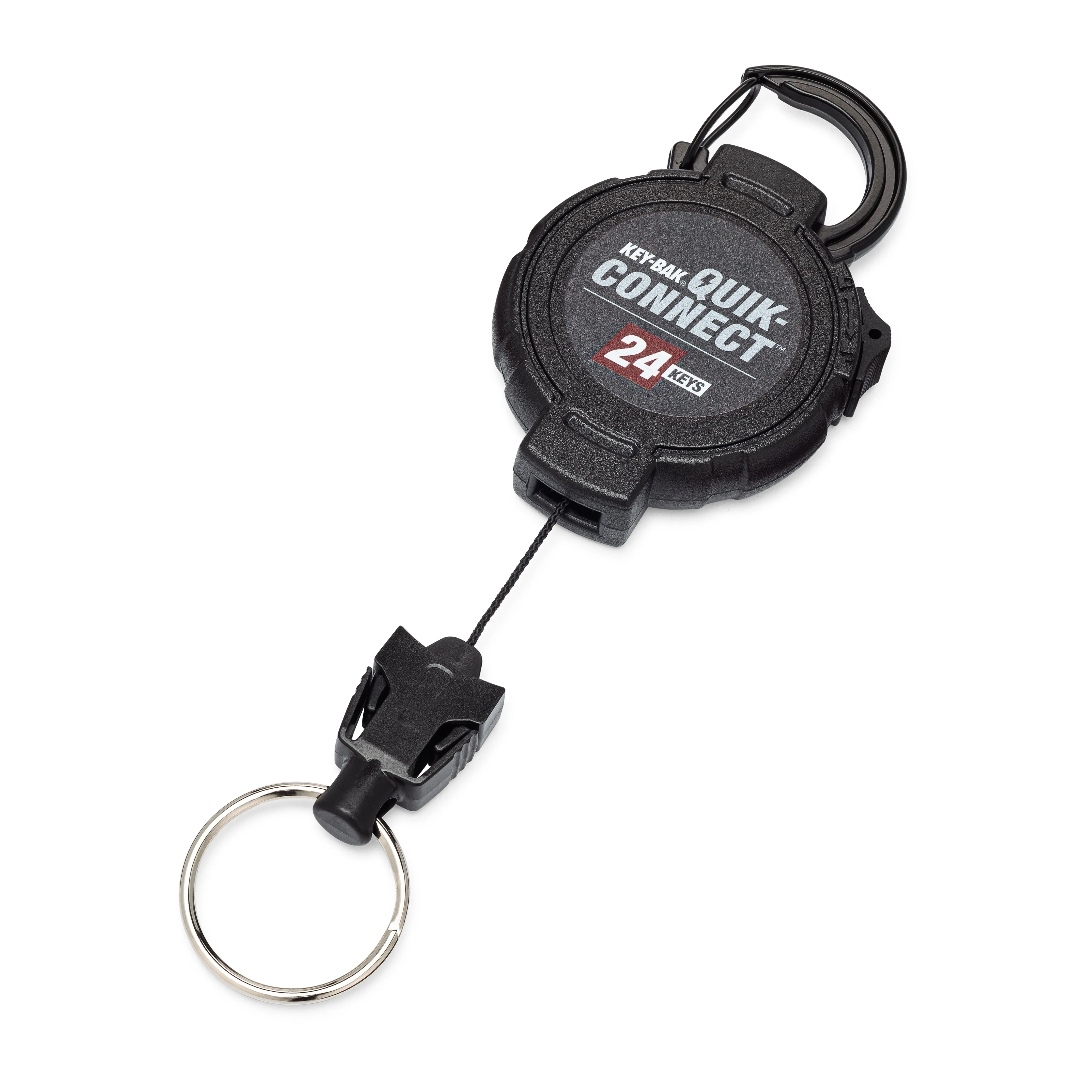KEY-BAK Quik-Connect Key Management Removable and Retractable Keychain