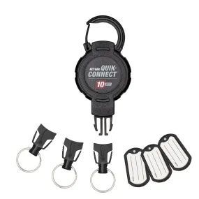 KEY-BAK Quik-Connect Key Management Removable and Retractable Keychain