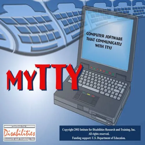 LAN myTTY 3.0 Software Phone System for 4 Seats & 4 Lines Computer Servers Deaf and Hearing Impaired Individuals for Windows Only