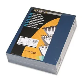 Linen Texture Presentation Binding System Covers 11 X 8-1/2 Navy 200/Pack