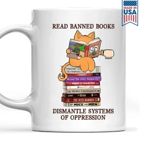 Maus Read Banned Books Dismantle Systems Of Oppression Book Lovers Gift MUGW217
