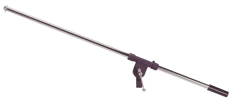 Microphone Boom Arm & Clip - Chrome