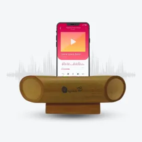 Natural Bamboo Amplifier Speaker