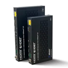 OREI 4K HDMI/USB-C HDBaseT 3.0 Extender Over CAT6/7 With KVM (UHD-EXB330CU-K)