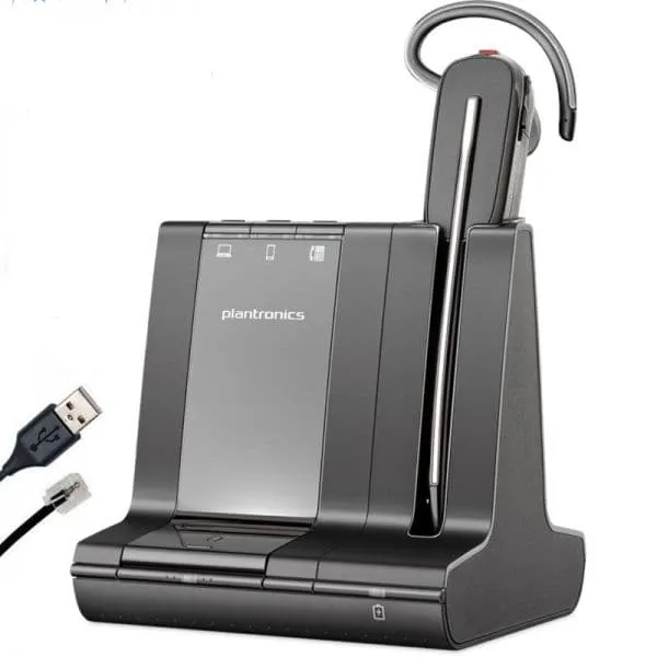 Plantronics Savi 8240-M (Poly) CDM USB-A | Office Convertible Wireless Headset | DECT, EMEA