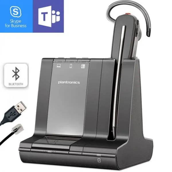 Plantronics Savi 8240-M (Poly) CDM USB-A | Office Convertible Wireless Headset | DECT, EMEA