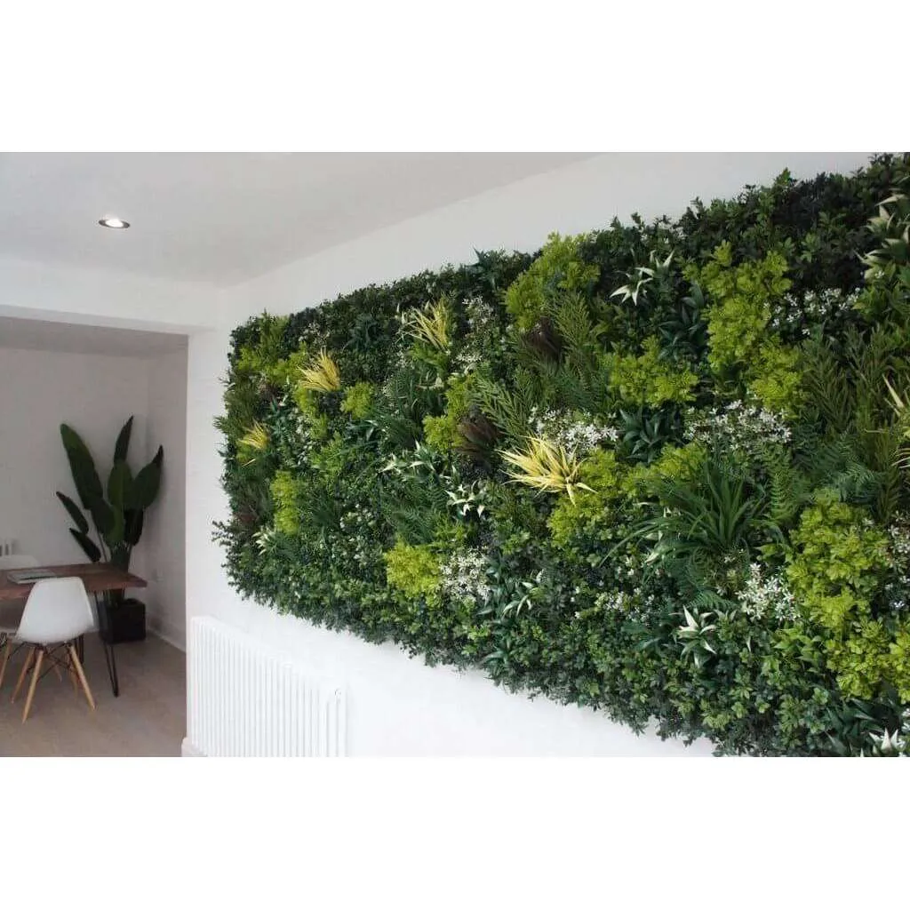 Platinum Garden of Eden Artificial Vertical Garden / Fake Green Wall 1m x 1m UV Resistant Fire Retardant