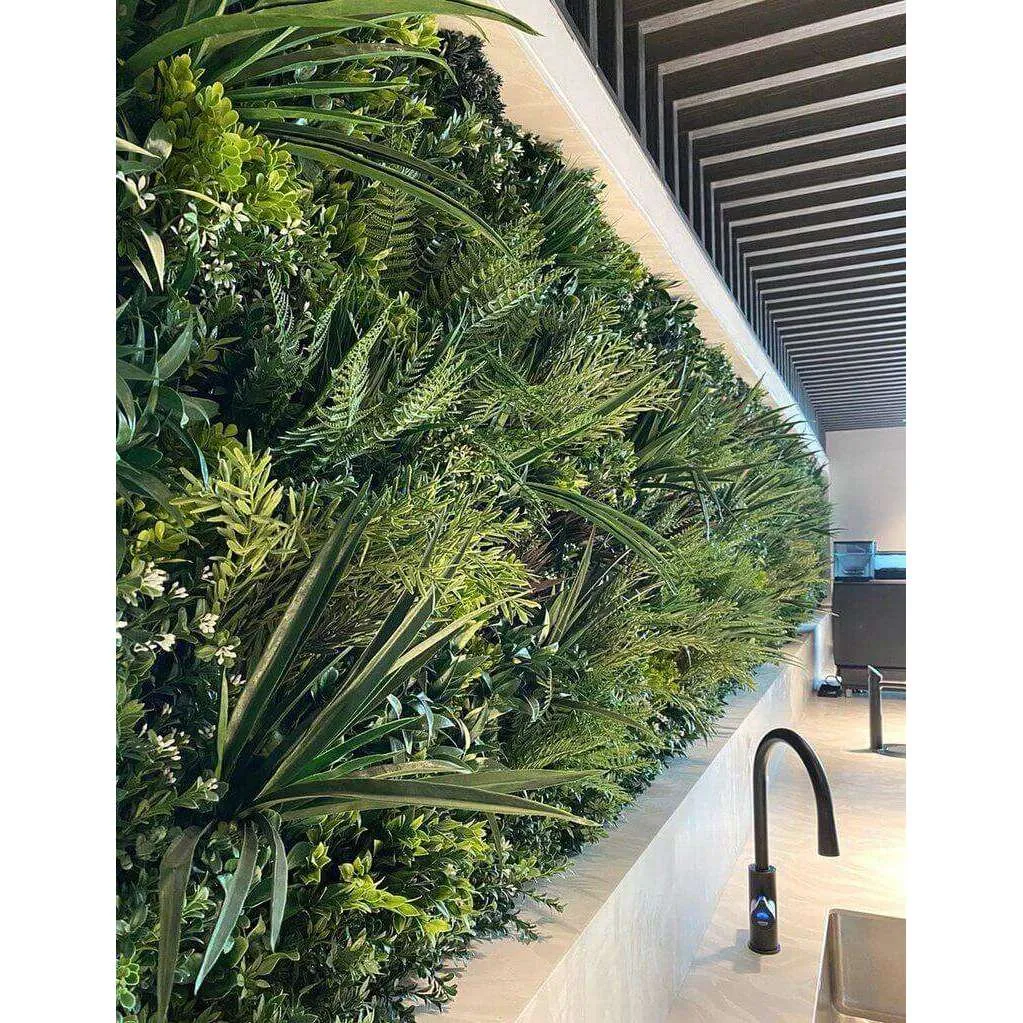 Platinum Garden of Eden Artificial Vertical Garden / Fake Green Wall 1m x 1m UV Resistant Fire Retardant