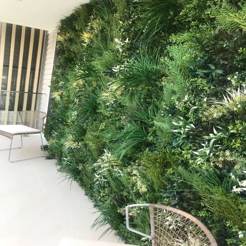Platinum Garden of Eden Artificial Vertical Garden / Fake Green Wall 1m x 1m UV Resistant Fire Retardant