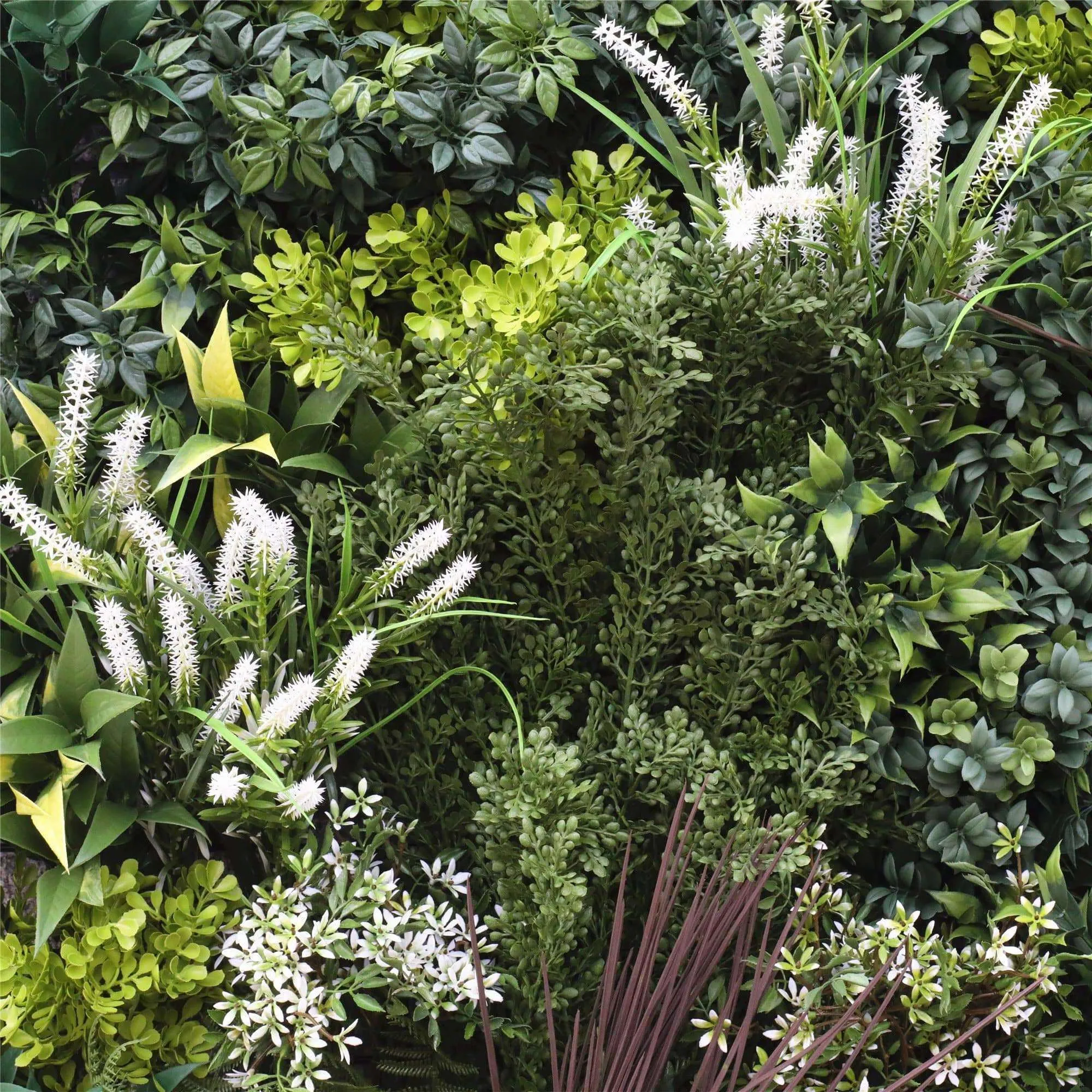 Platinum Garden of Eden Artificial Vertical Garden / Fake Green Wall 1m x 1m UV Resistant Fire Retardant