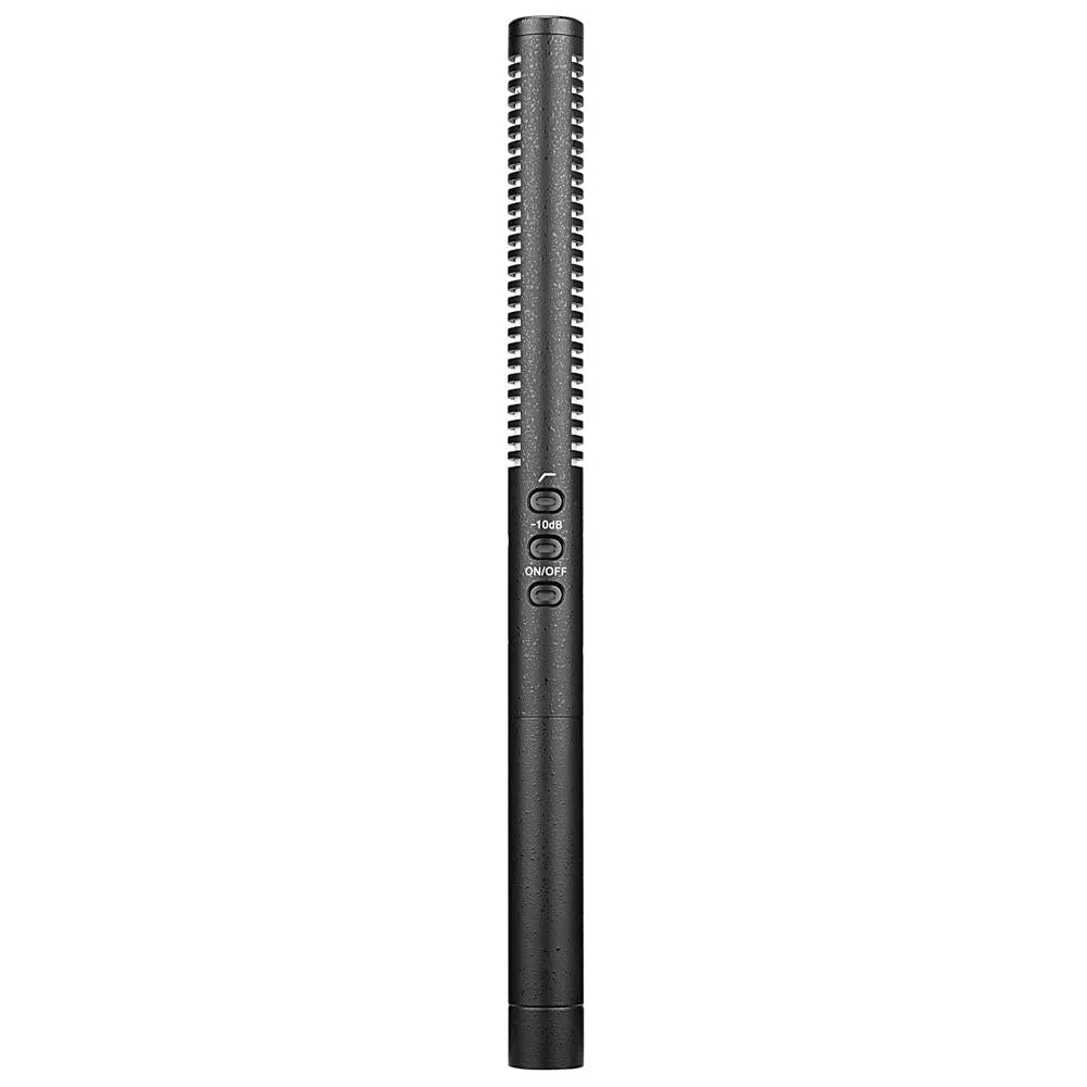 Saramonic SoundBird V1 Professional Supercardioid Shotgun Microphone with High-Pass Filter, -10dB Pad, Shock Mount, Foam Windscreen & Short XLR Output Cable