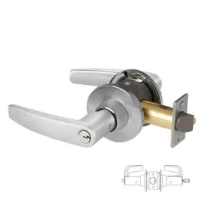 Sargent 28-11G05-LB-US26D Entrance or Office Function T-Zone 11 Line Grade 1 Cylindrical Lever Lock - L Rose, B Lever, Satin Chrome