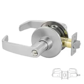 Sargent 28-11G05-LL-US26D Entrance or Office Function T-Zone 11 Line Grade 1 Cylindrical Lever Lock - L Rose, L Lever, Satin Chrome