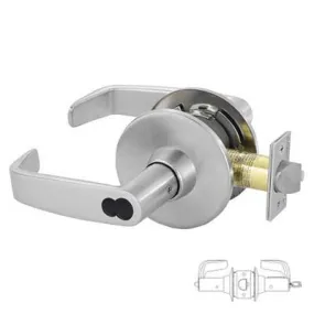 Sargent 28-60-11G05-LL-US26D Entrance or Office Function T-Zone 11 Line Cylindrical Lock - LFIC IC Core, L Rose, L Lever, Satin Chrome